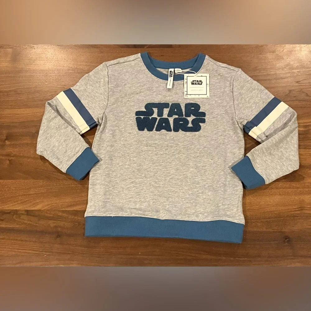 NWT- Janie and Jack Star Wars Sweatshirt - Picture 4 of 6